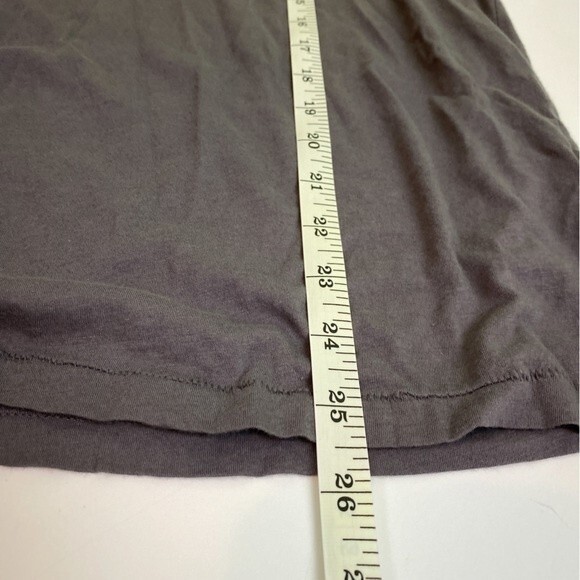 J. Crew Quarter Sleeve Accented Gray Top - Picture 9 of 9